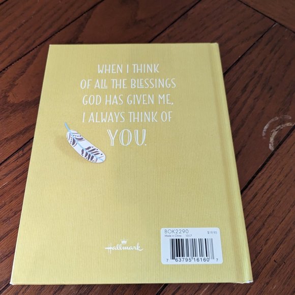 Hallmark You Are a Blessing Gift Book with Removable Cross Inscription For Craft - Picture 7 of 8